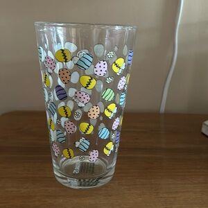 Snoopy Easter glass